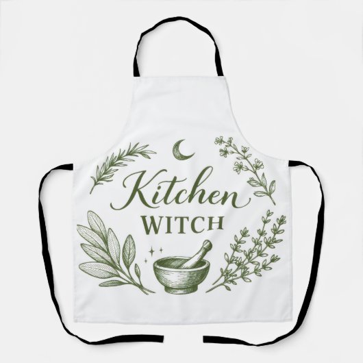 Tablier tabard de sorcière de cuisine (Recto)