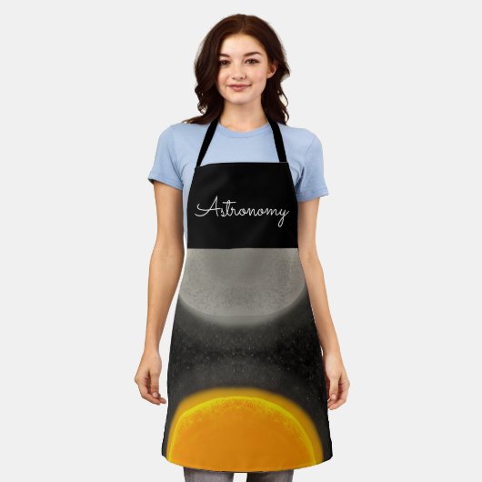 Tablier Tabard de test pour professeur de sciences astrono (Porté)