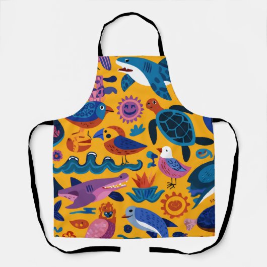 Tablier Tabard d'impression Île Brise Cadeau (Recto)