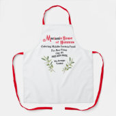 Tablier Tabard Imprimé « Catering » (Recto)