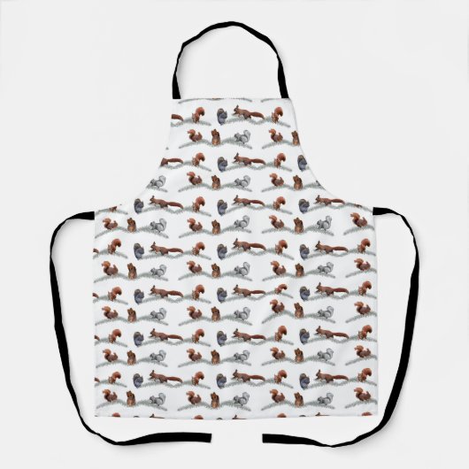 Tablier Tabard Imprimé Squirrel Frenzy (Recto)