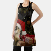 Tablier Tabard Kitty Santa Calicot (Insitu)
