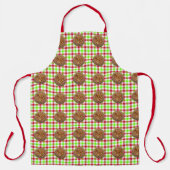 Tablier Tabard Kolache carreauté aux pommes (Recto)