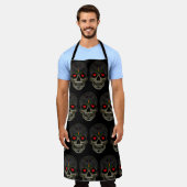 Tablier Tabard Love Skull (Porté)