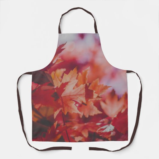 Tablier Tabard Rêverie de l'érable cramoisi (Recto)