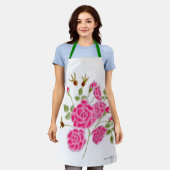 Tablier Tabard Rose Rouge (Porté)