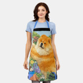 Tablier Tabard tout-imprimé GUS le Chow (Porté)