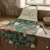 Tablier Tabardier à Impression Florale Partout