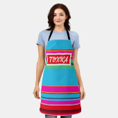 Tablier Tabardier Imprimé Mexicain Toxica (Porté)