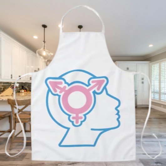 Tablier Tabardre symbole de fierté trans
