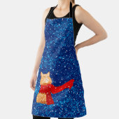 Tablier Tabby aime la neige (Insitu)