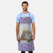 Tablier Tabby Chat Cute Aquarelle Chats animal animal tabb (Porté)