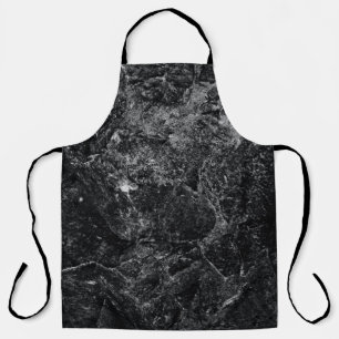 Tablier Tableau abstrait noir et blanc