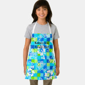 Tablier Tableau de contrôle Hibiscus Hawaiian Floral Turqu (Insitu)