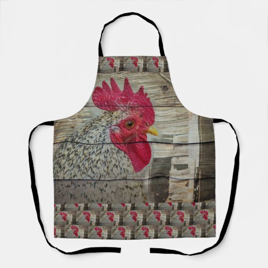 Tablier Tableau de la grange de poulet rustique Rooster (Recto)