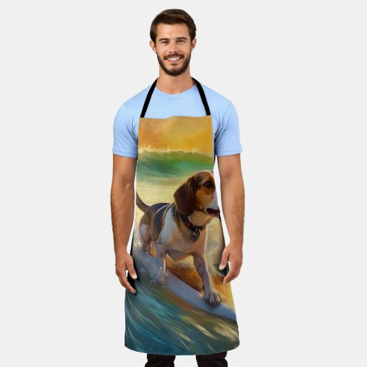 Tablier Tableau de surf de plage beagle (Porté)