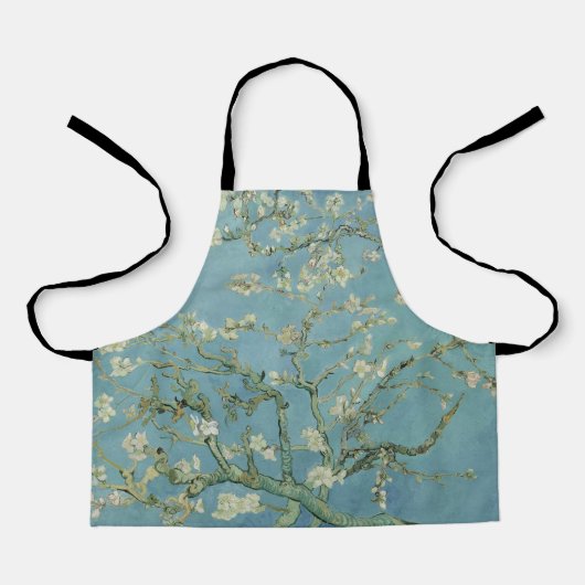 Tablier Tableau des fleurs d'amandes de Van Gogh (Recto)