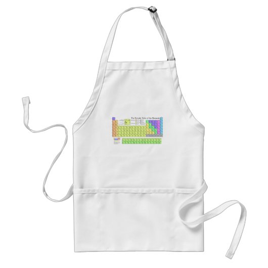 Tablier Tableau périodique des éléments (Devant)