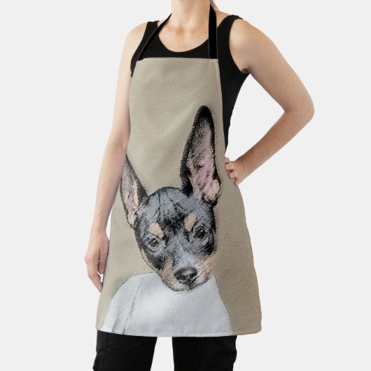 Tablier Tableau Rat Terrier - Cute Original Chien Art (Insitu)