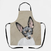 Tablier Tableau Rat Terrier - Cute Original Chien Art (Recto)
