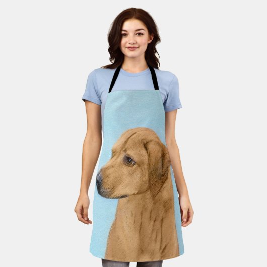Tablier Tableau Rhodesian Ridgeback - Art Chien original (Porté)