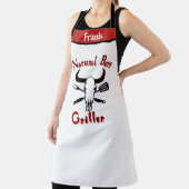 Tablier Tableaux barbecues amusants, Citation barbecue Gri (Insitu)