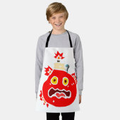 Tablier Tableaux élégants et amusants avec design Emoji (Porté)