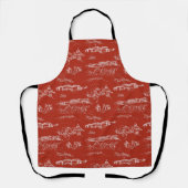 Tablier Tablette Chattanooga Apron rouge (Recto)