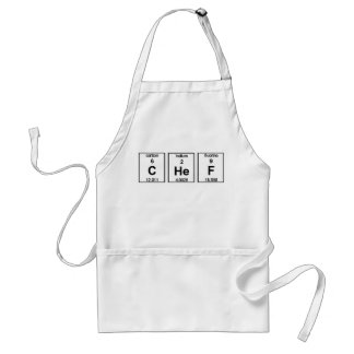 Tablier Tableur des symboles d'élément du chef