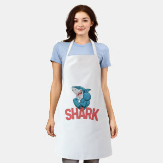 Tablier "Tablier Morsure de Requin – Grillez comme un Préd