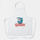 Tablier "Tablier Morsure de Requin – Grillez comme un Préd (Recto)