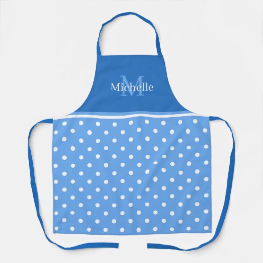 Tablier Tache Bleue Personnalisée (Recto)