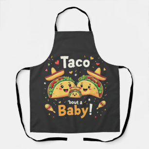 Tablier Taco Bout a Baby Pregnancy Faire-part