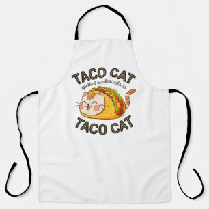 Tablier Taco Chat Écrit À L'Arrière Est Taco Chat Cute Fel