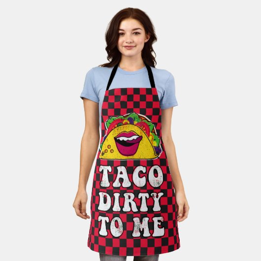 Tablier Taco Dirty Me (Porté)