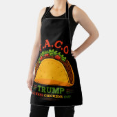 Tablier Taco Trump chasse toujours les poulets amusants (Insitu)