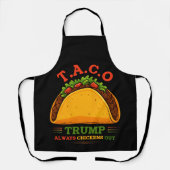 Tablier Taco Trump chasse toujours les poulets amusants (Recto)