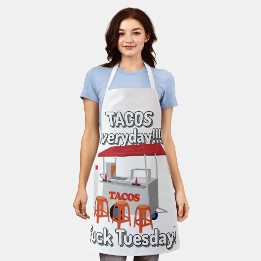 Tablier Tacos tous les jours (Porté)