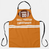 Tablier Tailgate personnalisé de Football Grill BBQ (Recto)