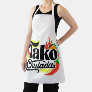 Tablier Tako Chuladas Nourriture Mexicaine Amusante Impres