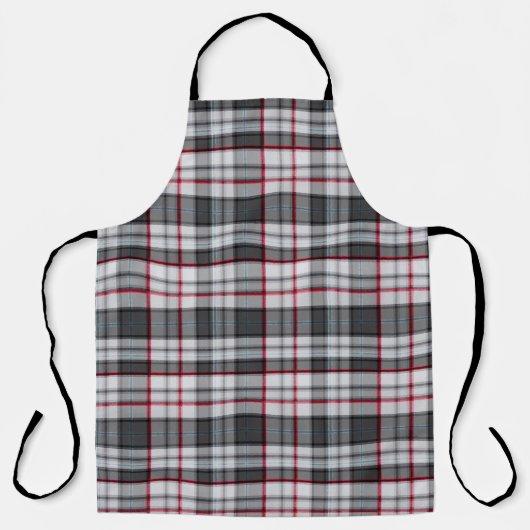 Tablier Tartan à texture grise (Recto)