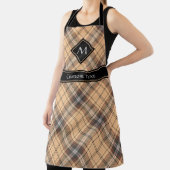 Tablier Tartan beige et Brown (Insitu)