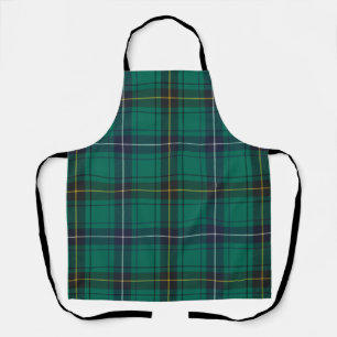 Tablier Tartan de chèque vert de Clan Henderson