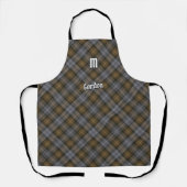 Tablier Tartan Patiné Clan Gordon (Recto)