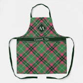 Tablier Tartan vert et rose (Recto)