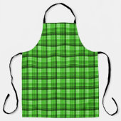 Tablier Tartan vert - Impression vérifiée, (Recto)