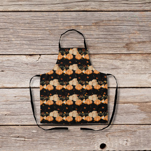 Tablier tartes citrouilles et cubes de sucre brun noir