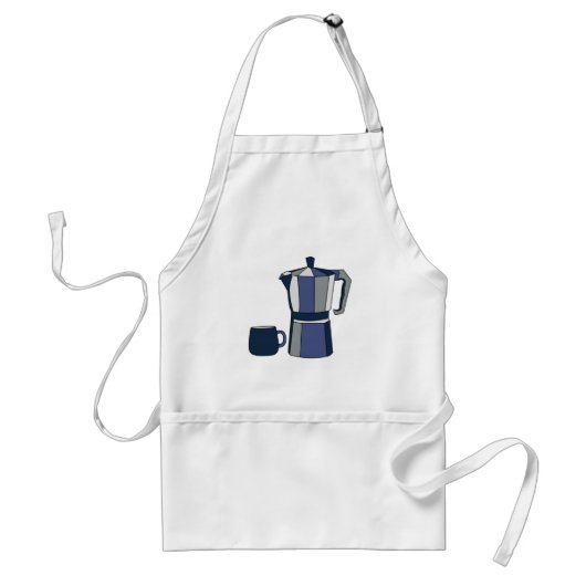 Tablier Tasse de café cafetière (Devant)