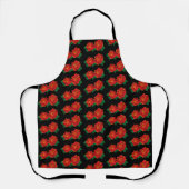 Tablier Tatouage aux roses rouges (Recto)