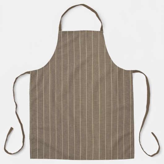 Tablier Taupe classique avec bande (Recto)